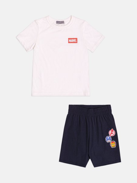 Conjunto Infantil Menino Bimbi com Patch da Marvel