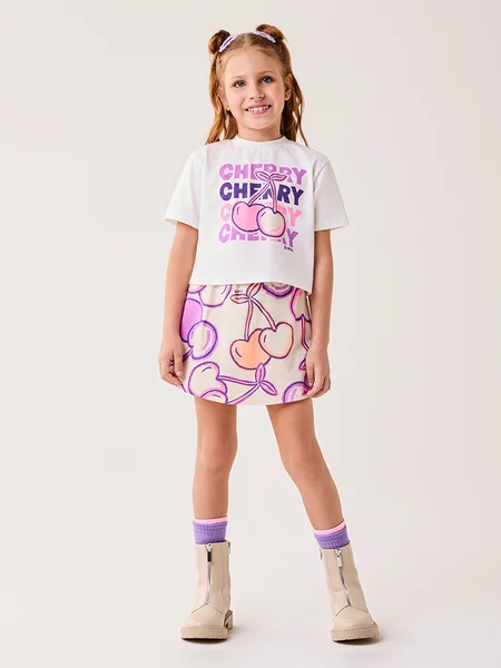 Conjunto Infantil Menina Bimbi Cherry