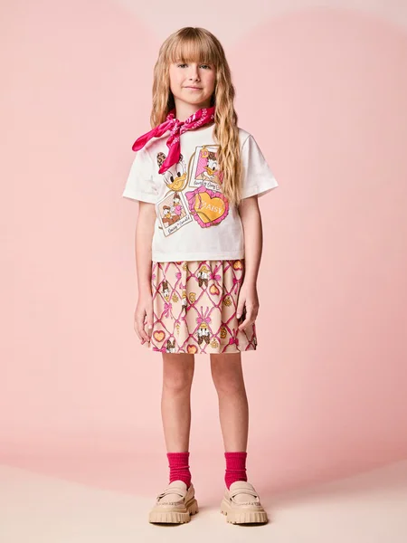 Conjunto Infantil Menina da Daisy Duck com Strass