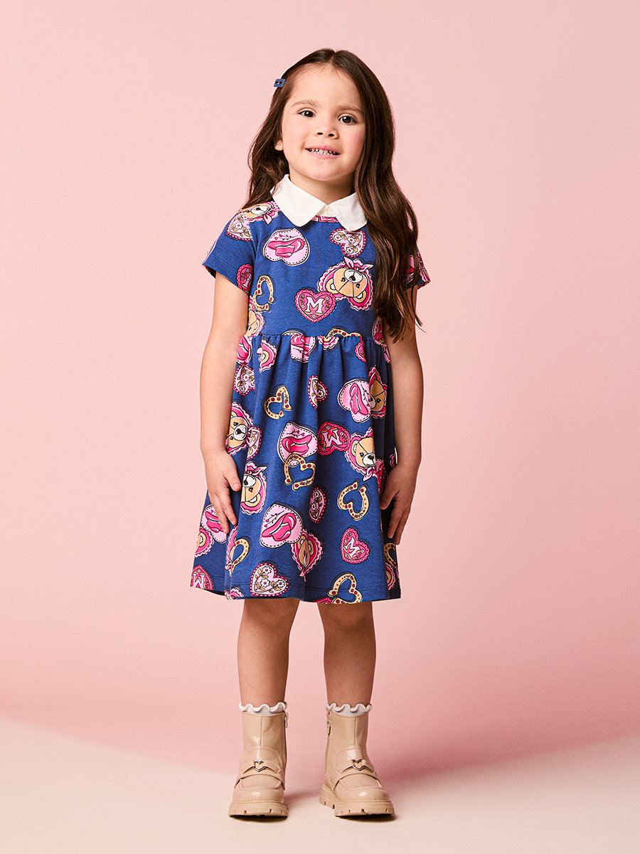 Vestido Azul da Hello Kitty Colors