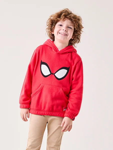 Casaco Infantil Menino Bimbi do Homem-Aranha com Capuz Marvel