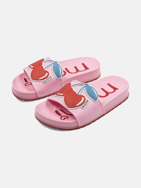 Chinelo Slide Menina de Cerejas