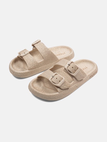 Sandália Menina Nuvem com Fivelas e Glitter