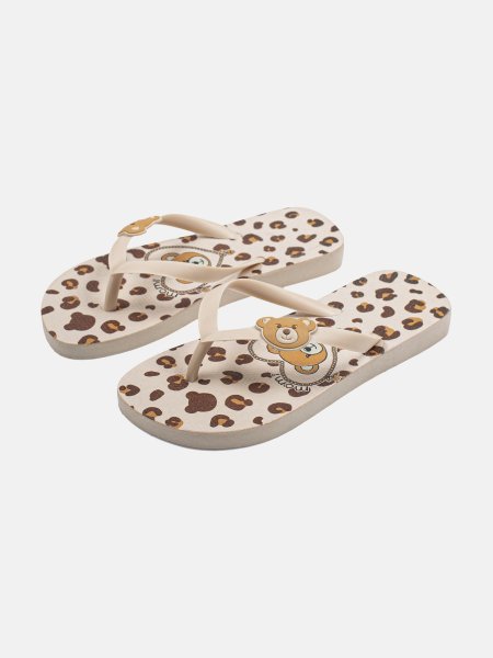 Chinelo Flip Menina Animal Print