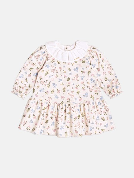 Vestido Infantil Menina Florido com Golinha