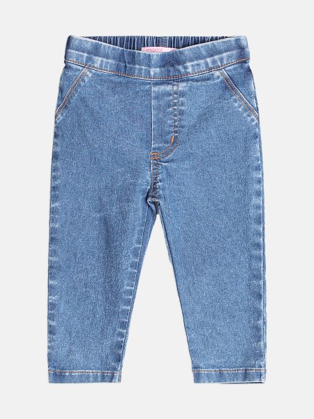 Calça Infantil Menina Jeans com Braguilha