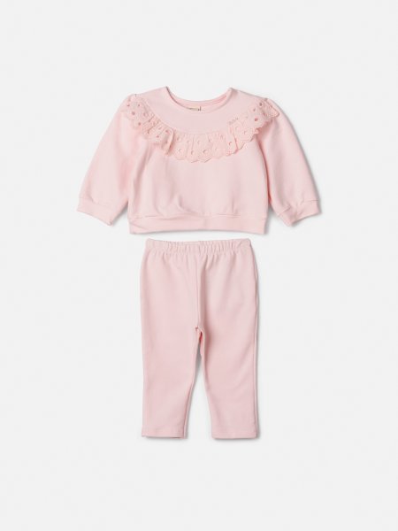 Conjunto Infantil Menina Animê com Babado de Laise