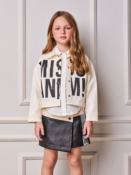 Jaqueta Infantil Menina Animê de Sarja Miss Animê