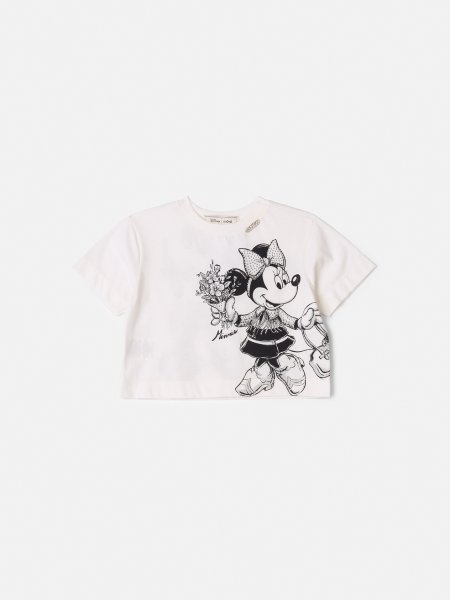 Blusa Infantil Menina Animê da Disney com Strass