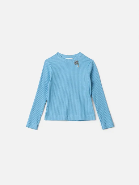 Blusa Infantil Menina Animê com Pingente