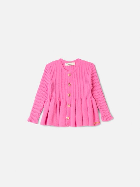 Casaco Infantil Menina Animê de Tricot