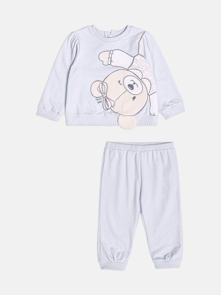 Conjunto Infantil Menina de Moletom de Ursinha