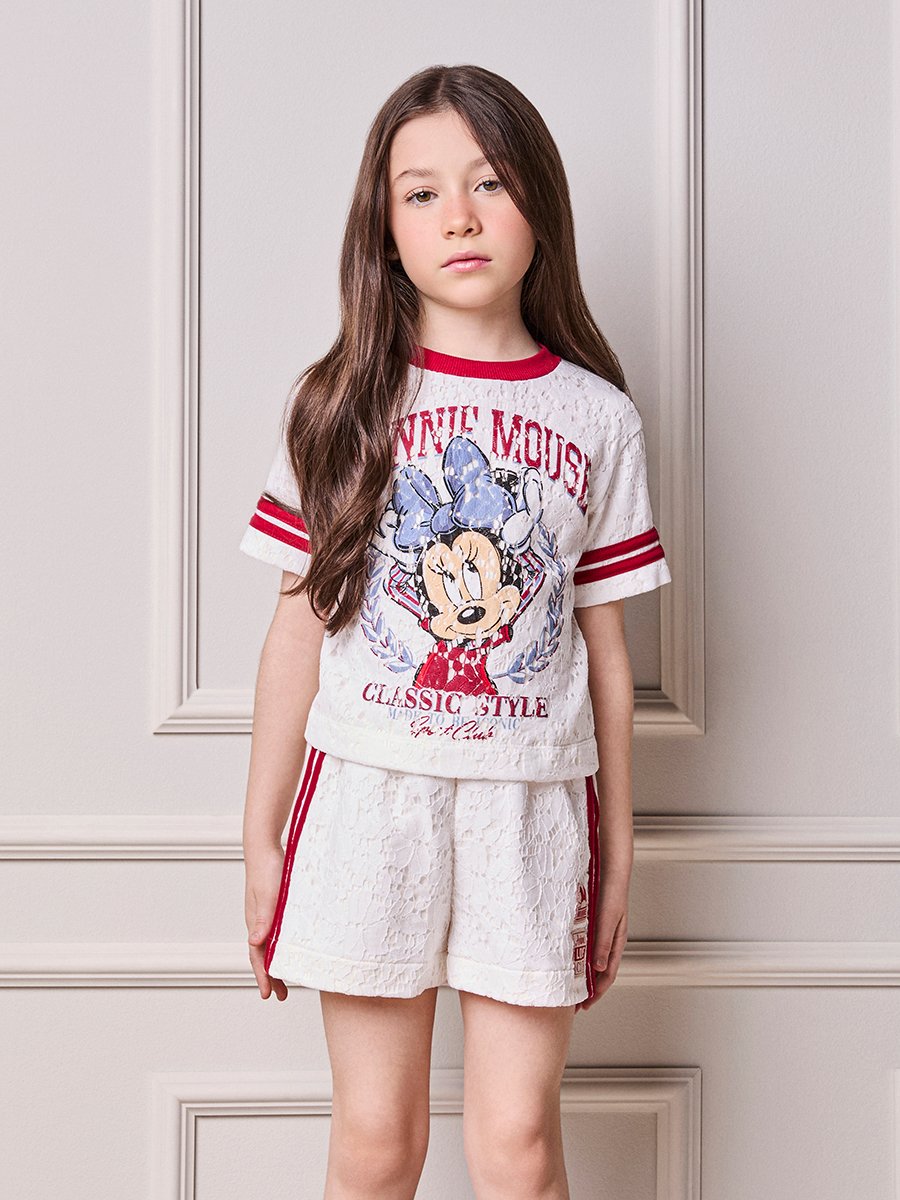 Conjunto da Minnie Tenista com Strass