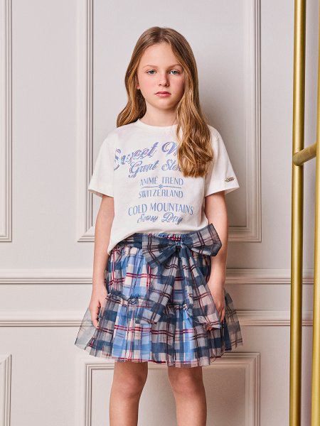 Conjunto Infantil Menina Animê Bordado com Lantejoula