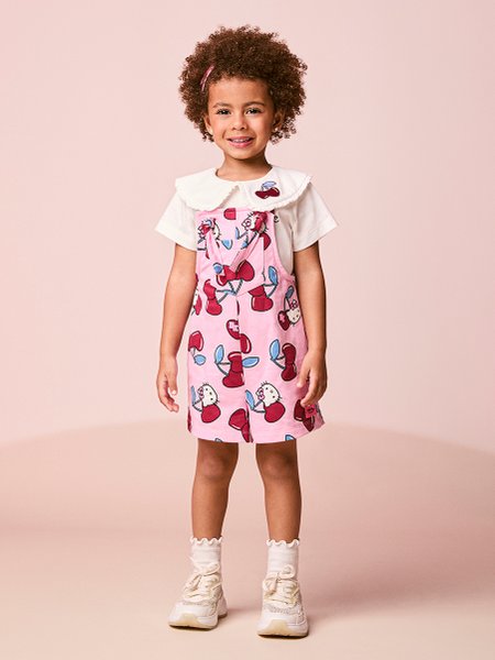 Jardineira Menina Infantil da Hello Kitty