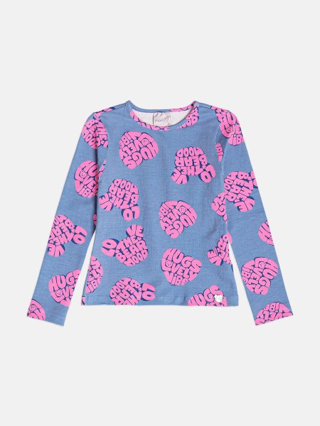 Blusa Menina Infantil Bear Cool de Manga Longa