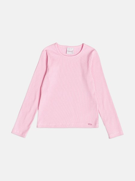 Blusa Menina Infantil Básica Rosa Canelada