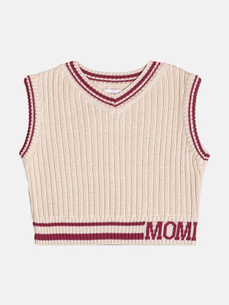 Colete Menina Infantil de Tricot com Listras