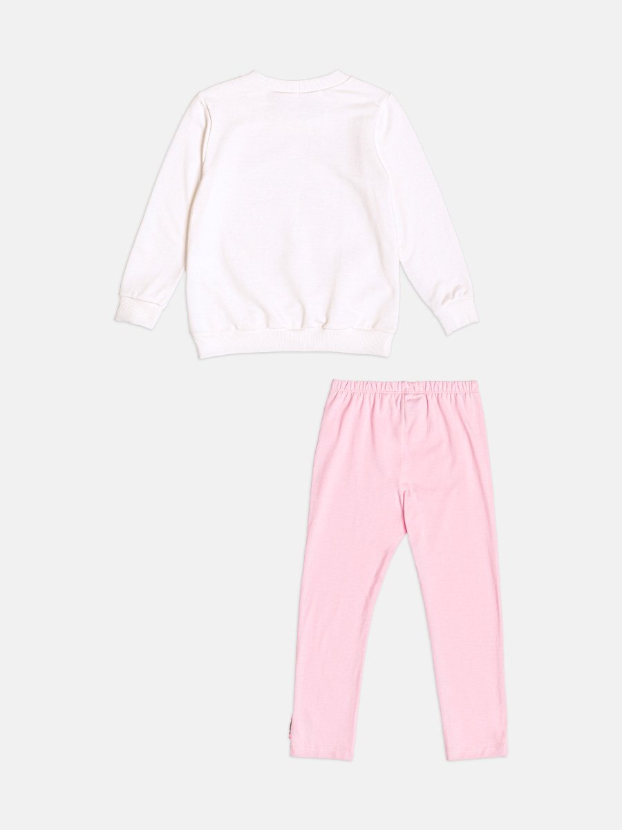 Conjunto Infantil Menina de Moletom da Hello Kitty com Strass