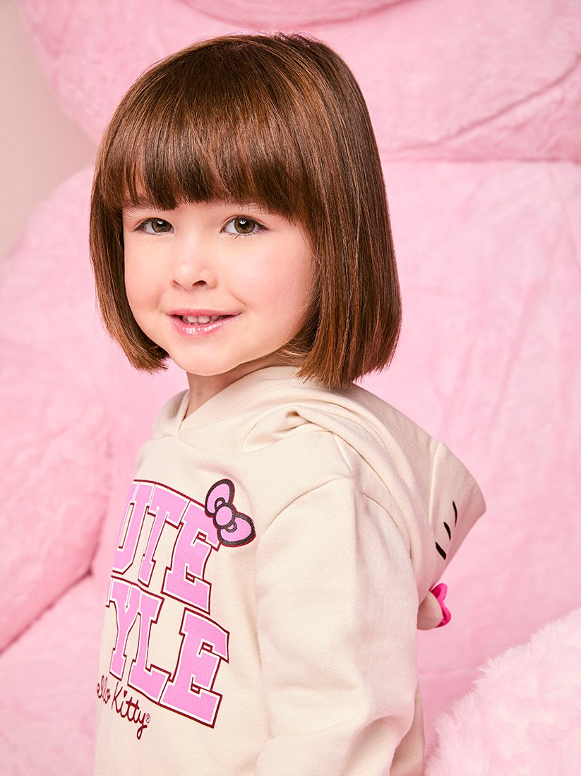 Conjunto Infantil Menina de Moletom da Hello Kitty com Capuz
