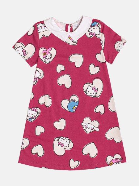 Vestido Infantil Menina da Hello Kitty com Golinha