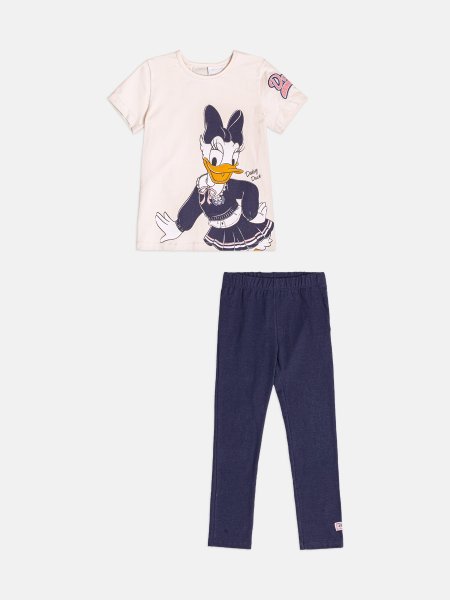 Conjunto Infantil Menina da Daisy Duck com Patch