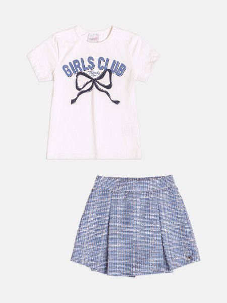 Conjunto Infantil Menina de Lacinho com Strass