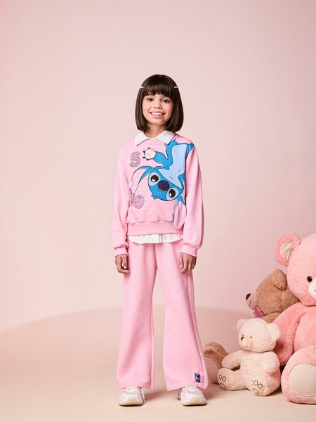 Conjunto Infantil Menina do Stitch com Orelhinha