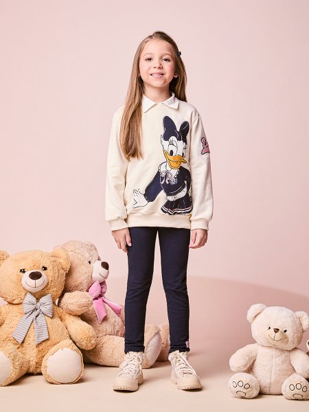Conjunto Infantil Menina da Daisy Duck com Patch