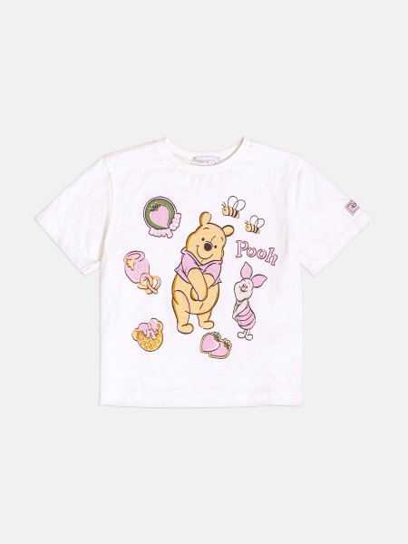Blusa Menina Infantil do Ursinho Pooh com Strass