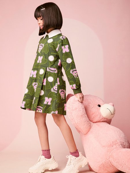 Vestido Infantil Menina de Ursinha Tenista