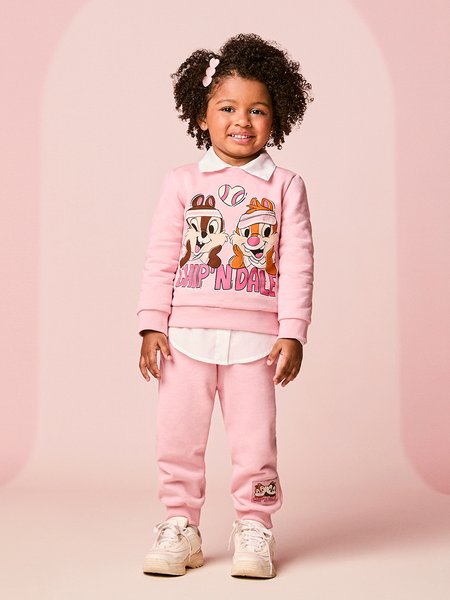 Conjunto Infantil Menina de Moletom do Tico e Teco