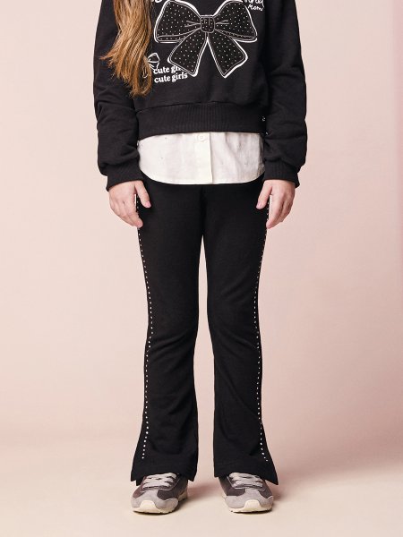 Calça Menina Flare Infantil com Strass