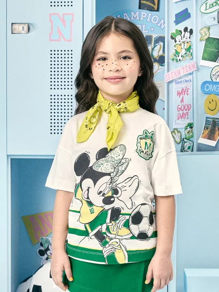 Blusa Infantil Menina Animê Copa da Minnie Disney
