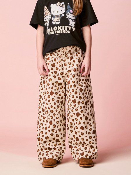 Calça Infantil Menina de Sarja Bear Print