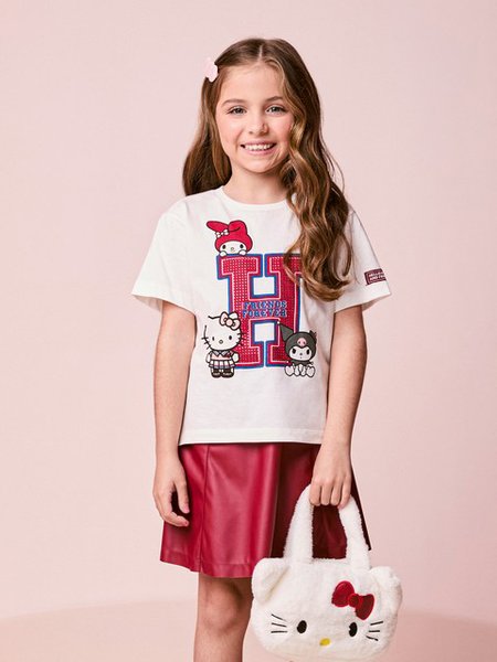 Blusa Menina Infantil da Hello Kitty com Strass