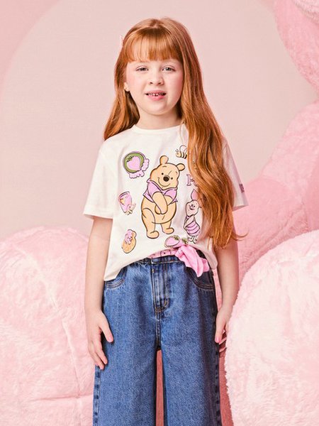 Blusa Menina Infantil do Ursinho Pooh com Strass
