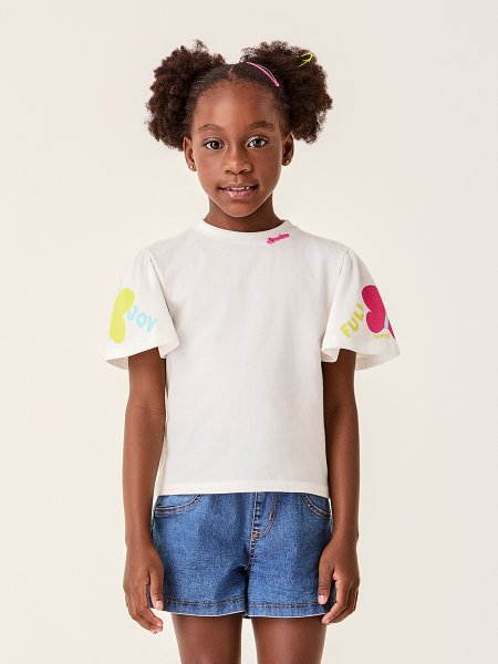 Blusa Infantil Menina Bimbi Estampada Bimbi