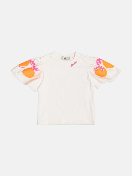 Blusa Infantil Menina com Mangas Amplas da Bimbi