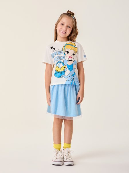 Conjunto Infantil Disney Cinderela Bimbi