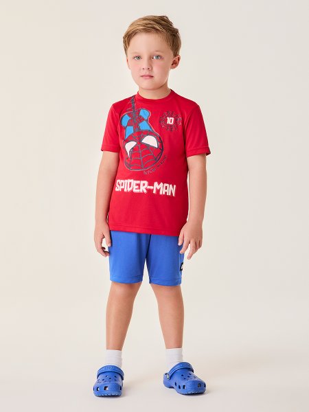 Conjunto Infantil Marvel Homem - Aranha Vermelho Bimbi