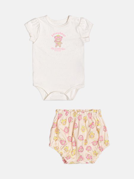 Conjunto Infantil Menina Baby Fruits com Strass Momi