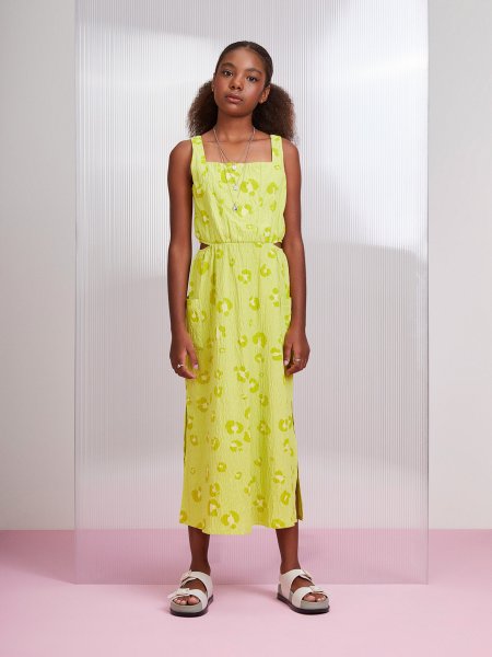 Vestido Longo Lima Leopardo 