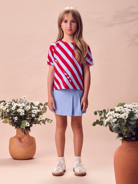 Conjunto Blusa E Shorts Animê Kids