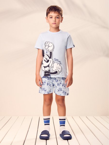 Conjunto Infantil Menino Disney Mickey Happy Youccie