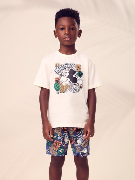 Camiseta Infantil Menino Disney Mickey Waffle Youccie
