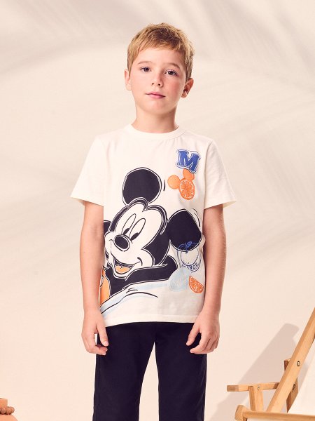 Camiseta Infantil Menino Disney Mickey Sunshine Youccie