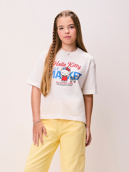 T-Shirt Feminina Authoria Hello Kitty Daily Market