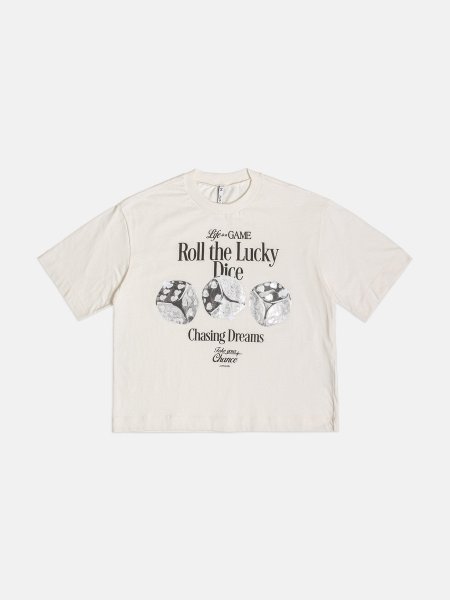 T-Shirt Feminina com Estampa de Dados Authoria