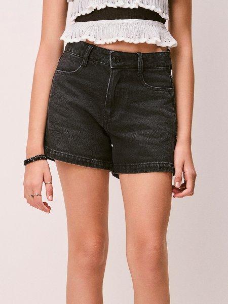 Shorts Jeans Feminino Trendy Denim Black Authoria